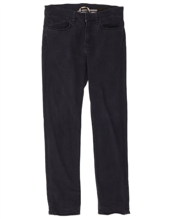 Jeans slim da uomo Hugo Boss W31 L32 Lyocell blu navy