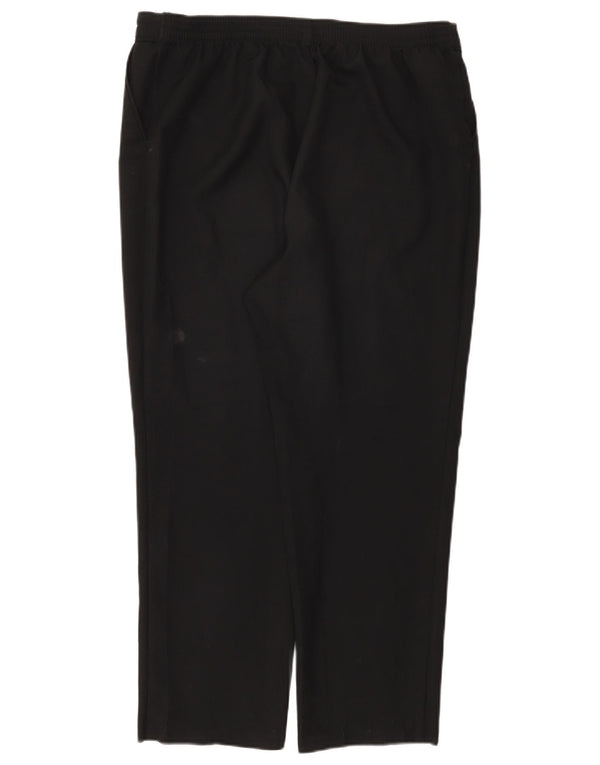 Pantaloni corti dritti da donna Marks & Spencer UK 16 Large W36 L26 Neri