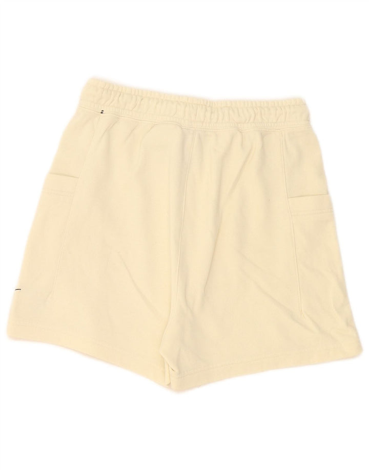 Pantaloncini sportivi Nike da donna UK 8 piccoli in cotone beige