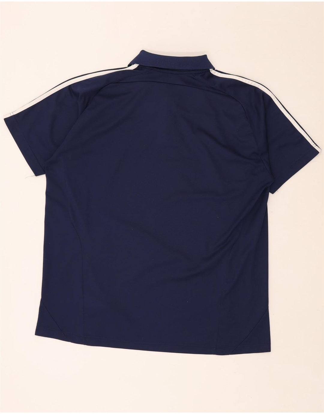 Polo ADIDAS da uomo Climalite UK 46/48 XL Poliestere blu navy