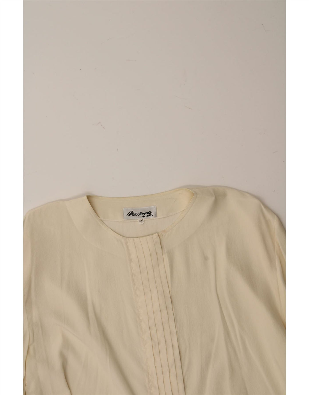 VIOLI MORELLA Womens Shirt Blouse IT 46 Large Off White Vintage Violi Morella and Second-Hand Violi Morella from Messina Hembry 