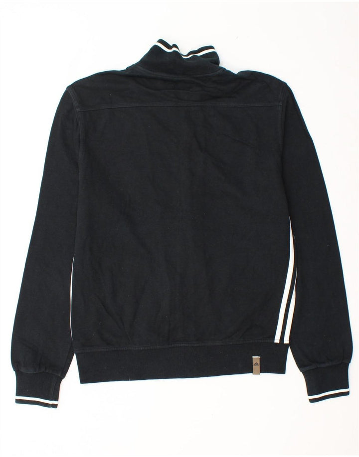 Giacca da tuta da uomo ADIDAS UK 36/38 piccola in cotone nero