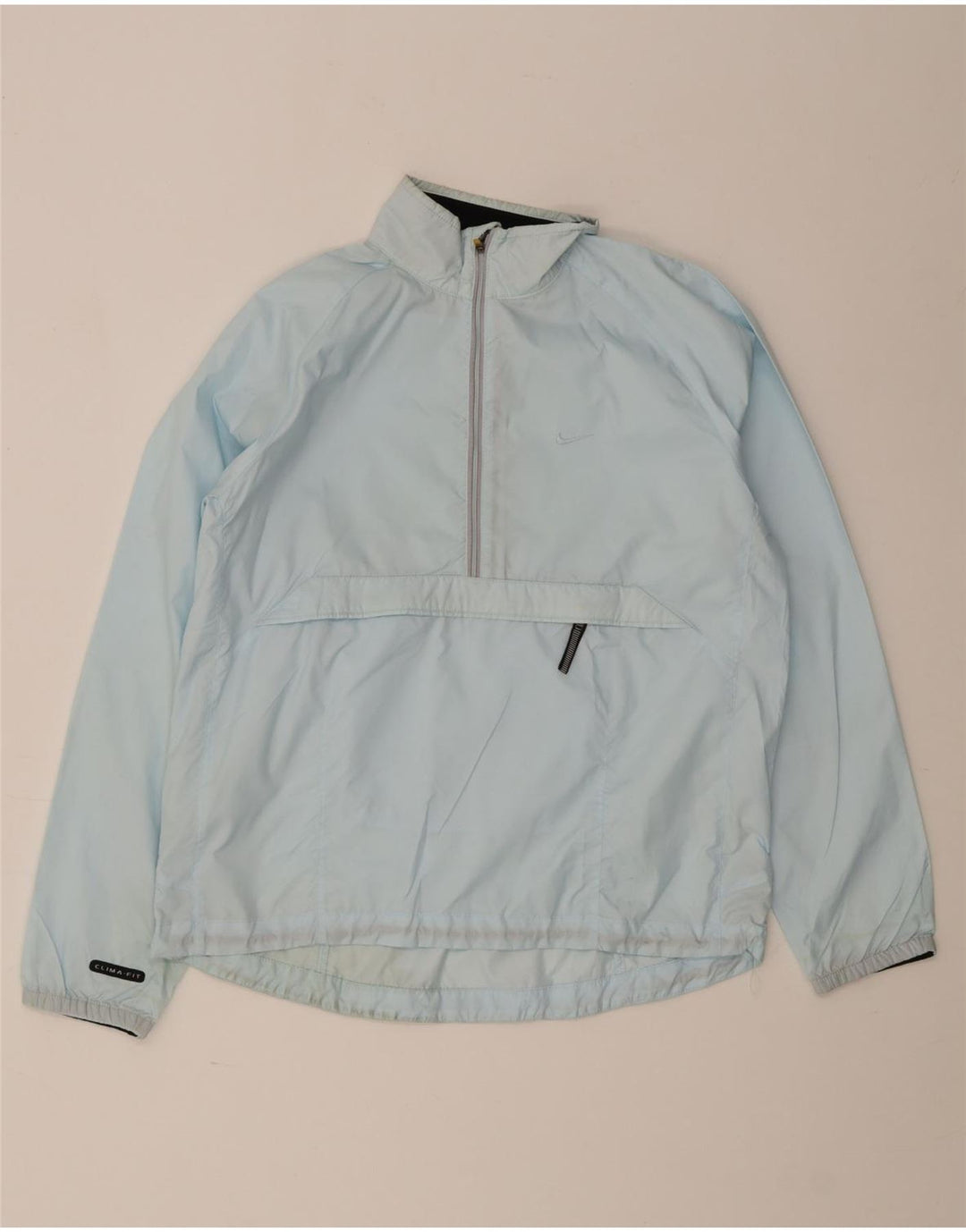 Giacca superiore della tuta pullover da donna Nike US 8/10 poliestere blu medio