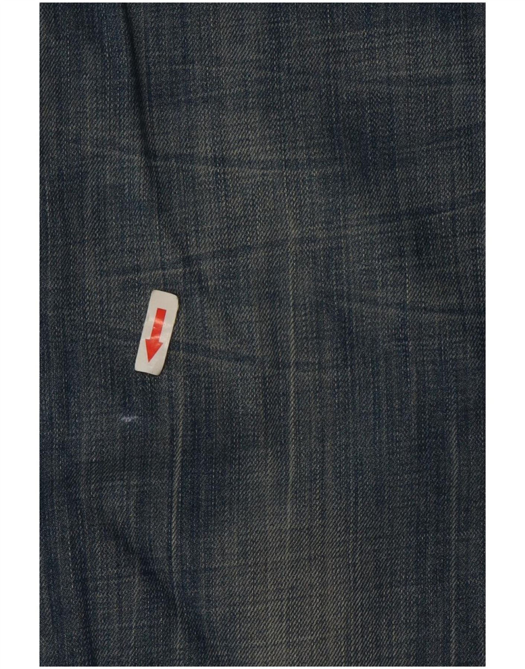 Jeans dritti invecchiati 570 da donna Levi's W32 L28 cotone blu