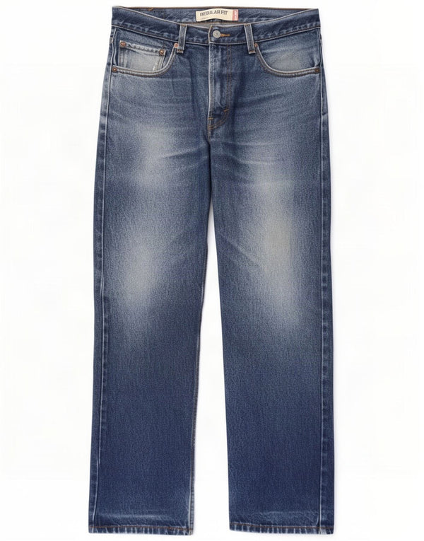 Levi's Jeans dritti 505 vestibilità regolare da uomo W32 L30 Cotone blu
