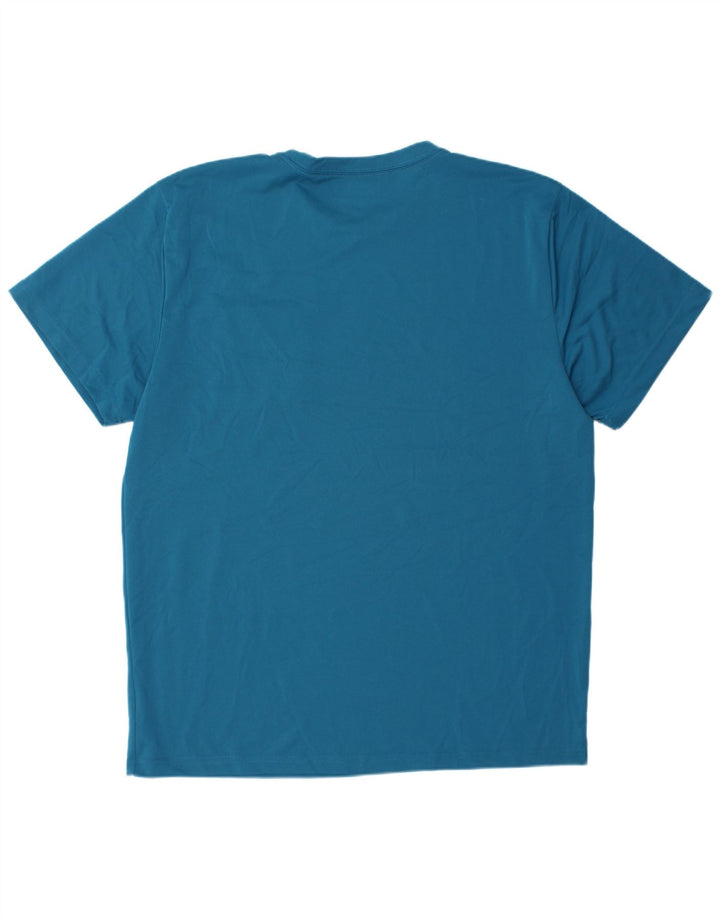 DICKIES Mens T-Shirt Top XL Blue Polyester