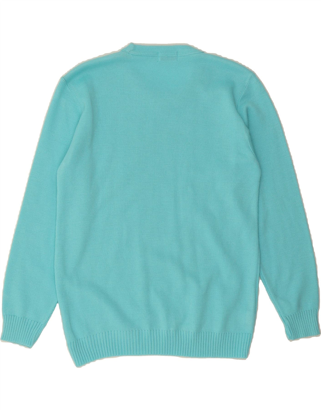 VINTAGE Womens Crew Neck Jumper Sweater UK 10 Small Blue Argyle/Diamond Vintage Vintage and Second-Hand Vintage from Messina Hembry 
