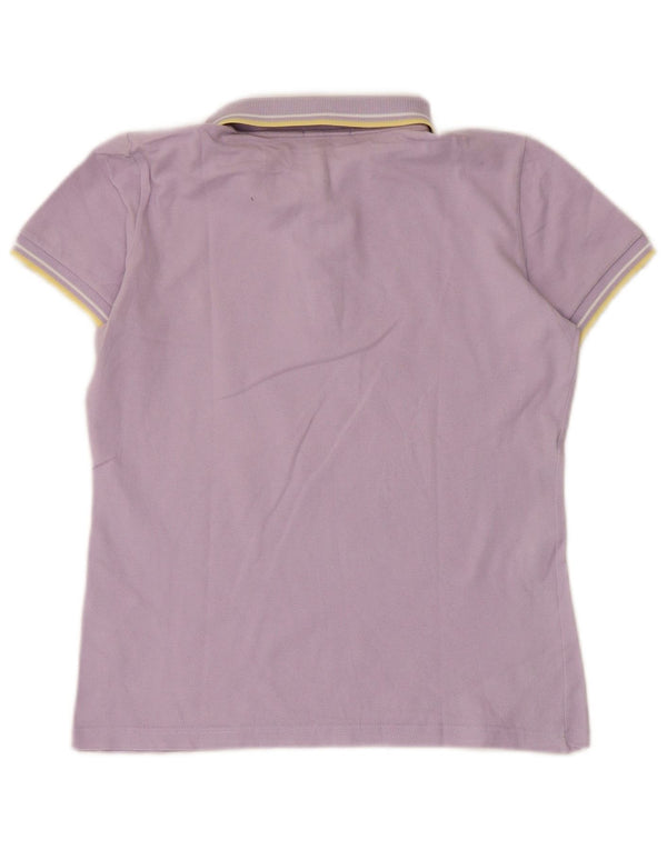 Polo corta da donna Fred Perry UK 12 Cotone a righe viola medio