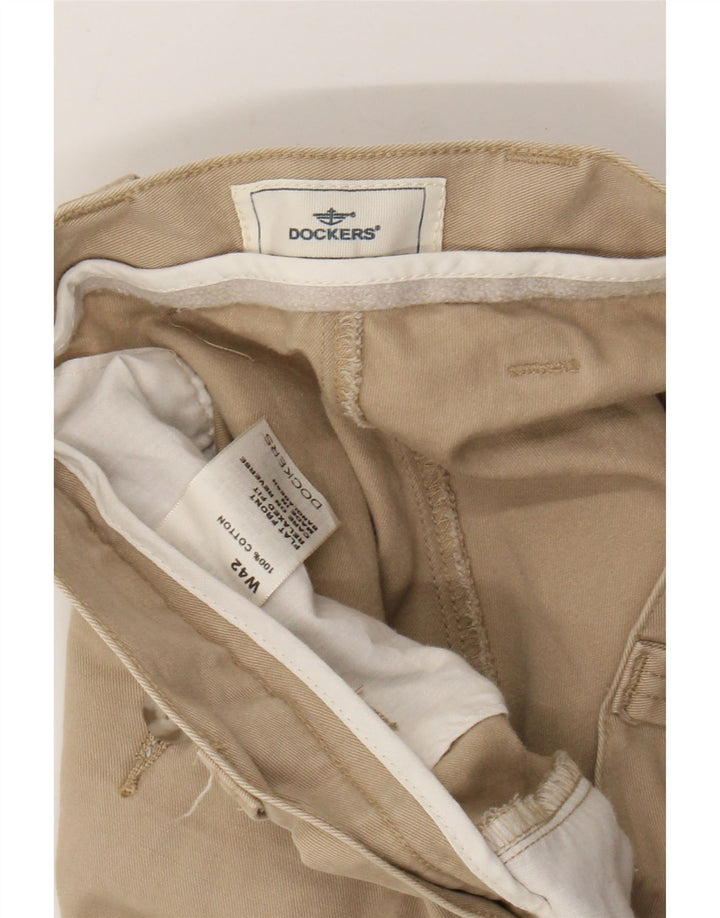 DOCKERS Pantaloncini cargo da uomo dalla vestibilità comoda W42 2XL Cotone beige