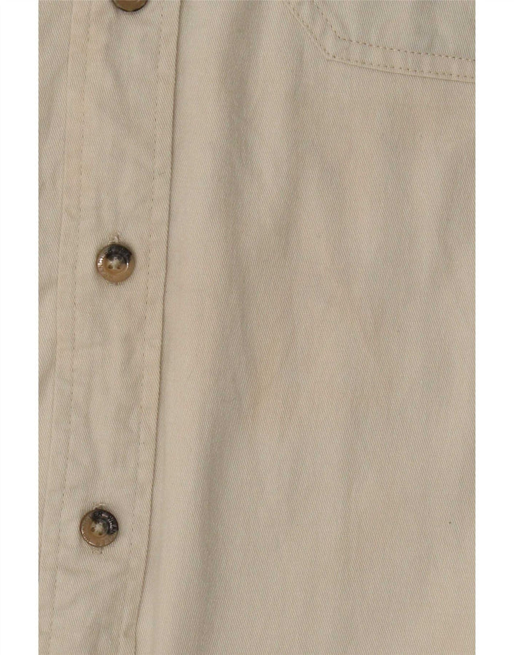 Camicia senza maniche da uomo Wrangler in cotone beige medio