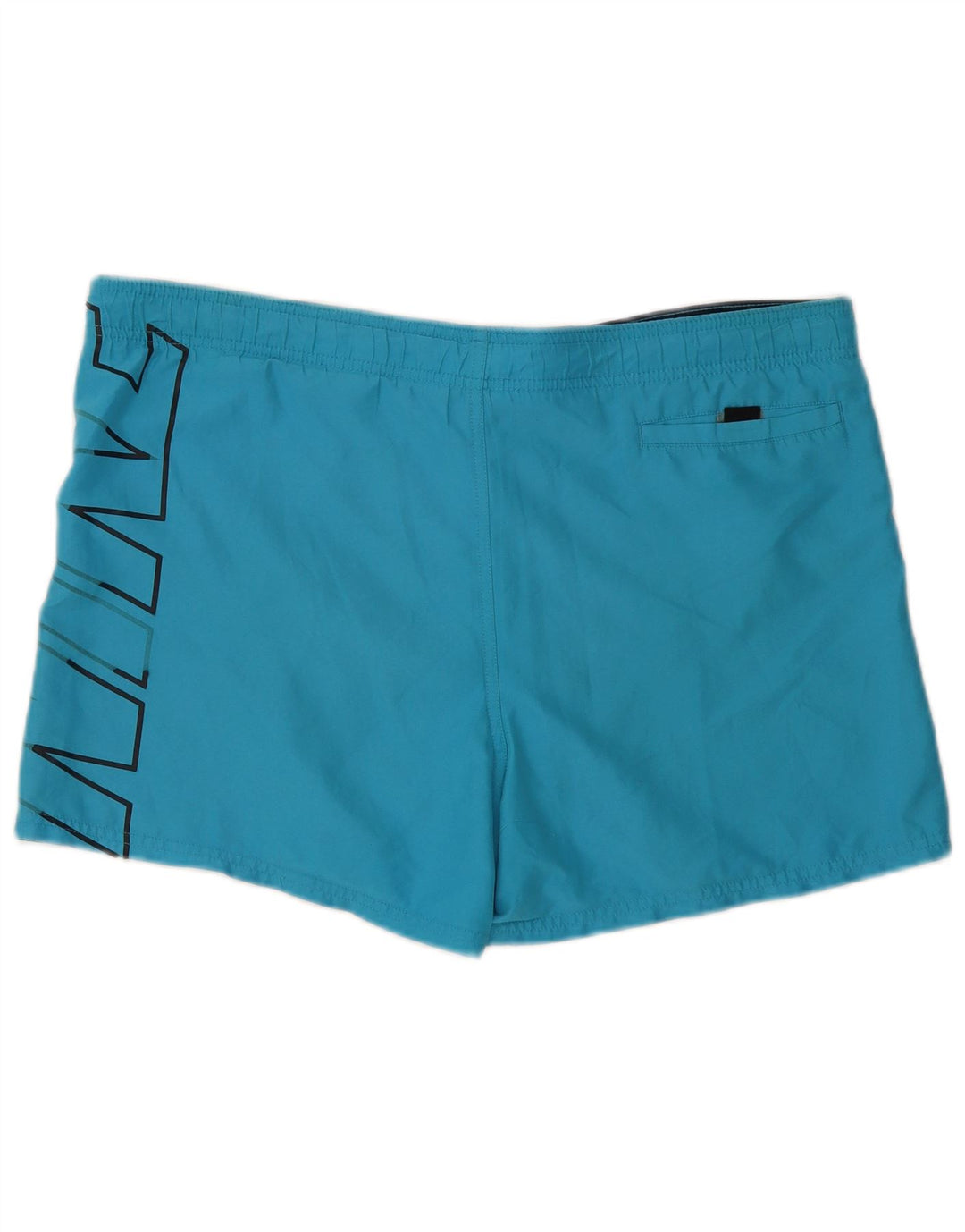 Pantaloncini da bagno con grafica Nike da uomo, grandi, in poliestere blu