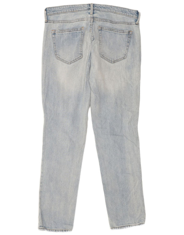 Jeans Gap Girlfriend Distressed Slim da Donna W28 L27 Cotone Blu
