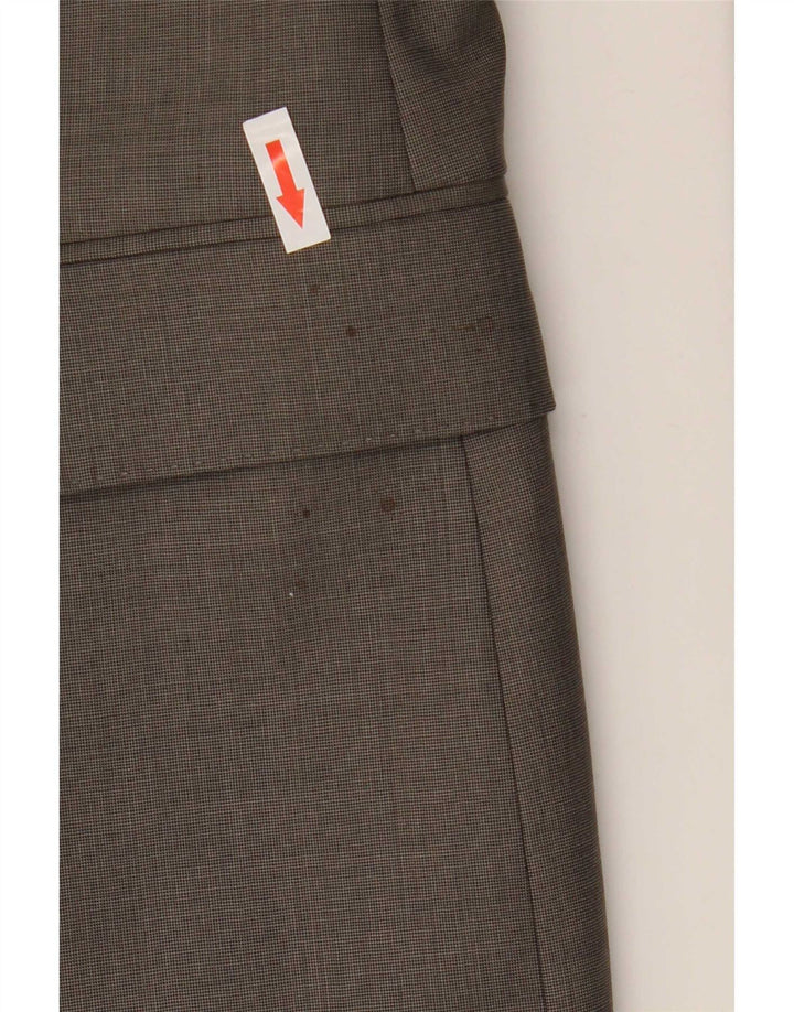 Hugo Boss Giacca blazer a 2 bottoni Super 120 da uomo UK 38 Lana grigio medio