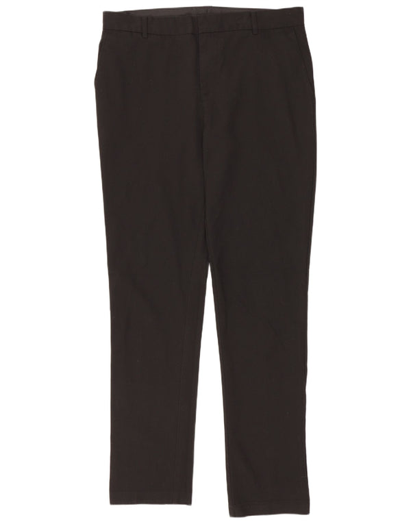 Pantaloni chino slim da ragazzo Marks & Spencer 15-16 anni XL W34 L33 neri