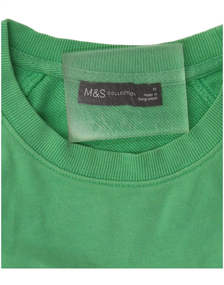 Felpa grafica da donna Marks & Spencer UK 14 verde medio