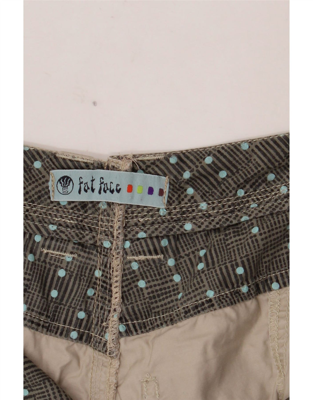 Pantaloncini chino da uomo FAT FACE W34 Large in cotone beige