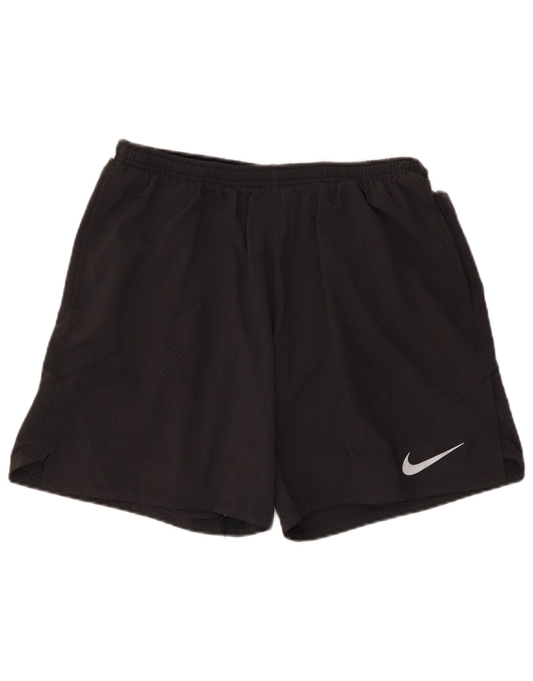 Pantaloncini sportivi Nike Dri Fit da uomo, grandi, in poliestere nero