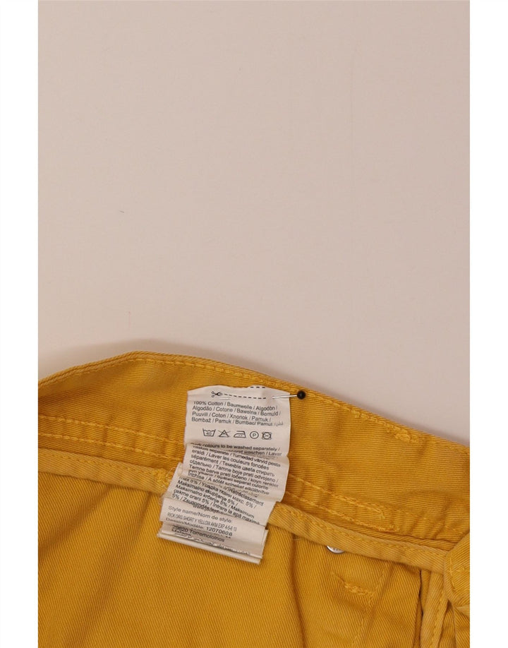 Pantaloncini casual da uomo Jack & Jones medi W32 in cotone giallo