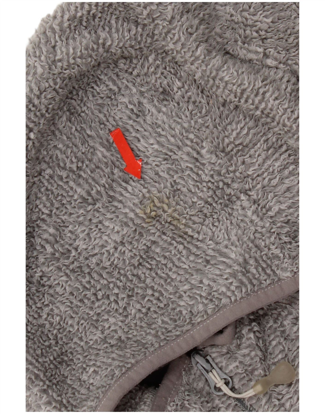 Giacca in pile con cappuccio da donna Jack Wolfskin UK 12 Poliestere grigio medio