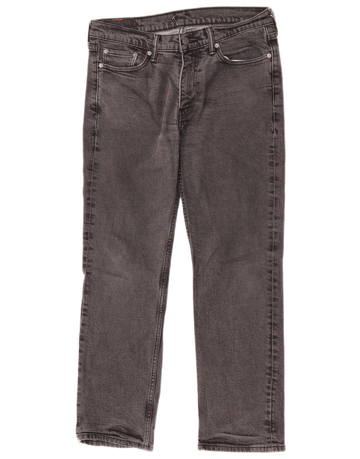 Levi's Uomo 514 Jeans dritti W33 L30 Cotone grigio
