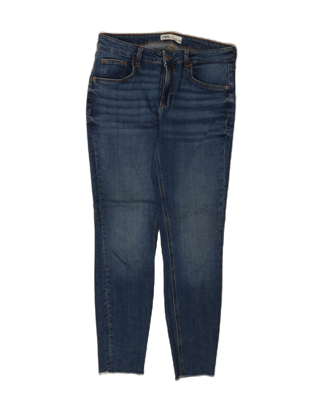 ZARA Womens Skinny Jeans W30 L29 Blue Cotton Vintage Zara and Second-Hand Zara from Messina Hembry 