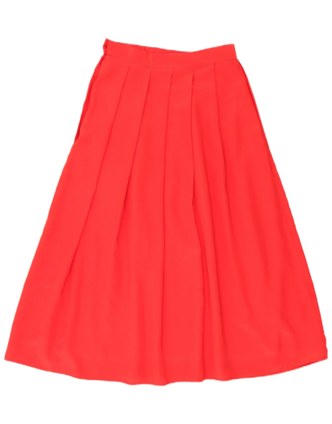 Gonna a pieghe a vita alta da donna Libra media W24 rossa