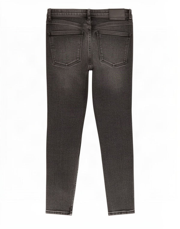Jeans skinny corti da donna Zara EU 36 XS W26 L24 Grigio