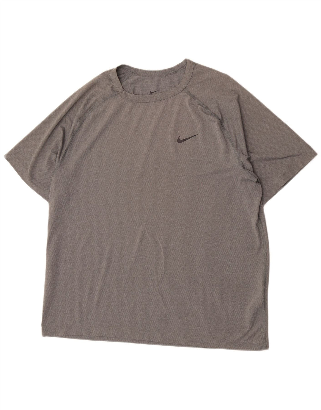 T-shirt Nike Dri Fit da uomo, grande, in poliestere grigio