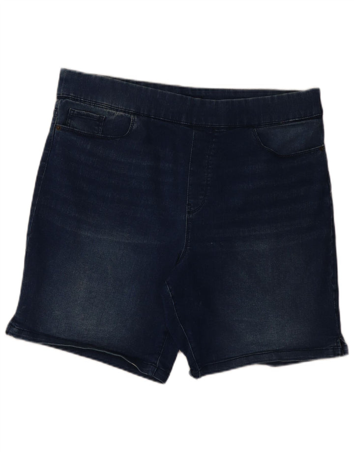 DKNY Womens Denim Shorts XL W38  Blue Cotton
