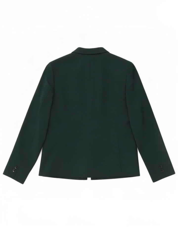 Giacca Marks & Spencer da donna Open Blazer UK 16 Large Verde Poliestere