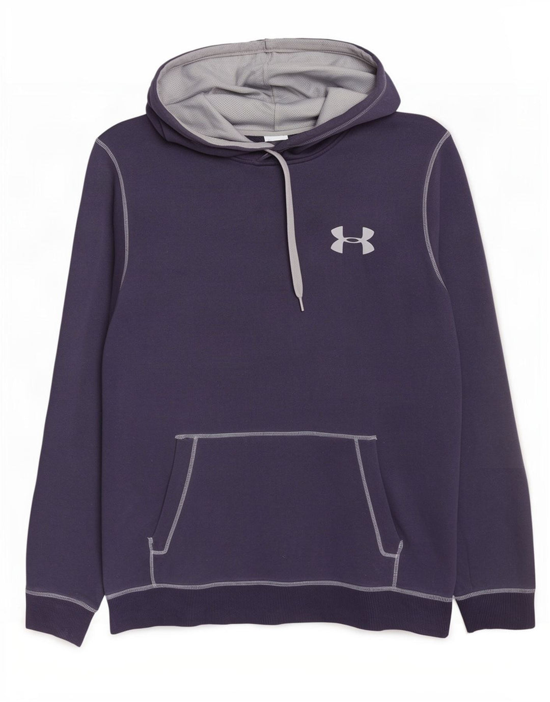 Felpa con cappuccio da uomo Under Armour grande in cotone blu navy