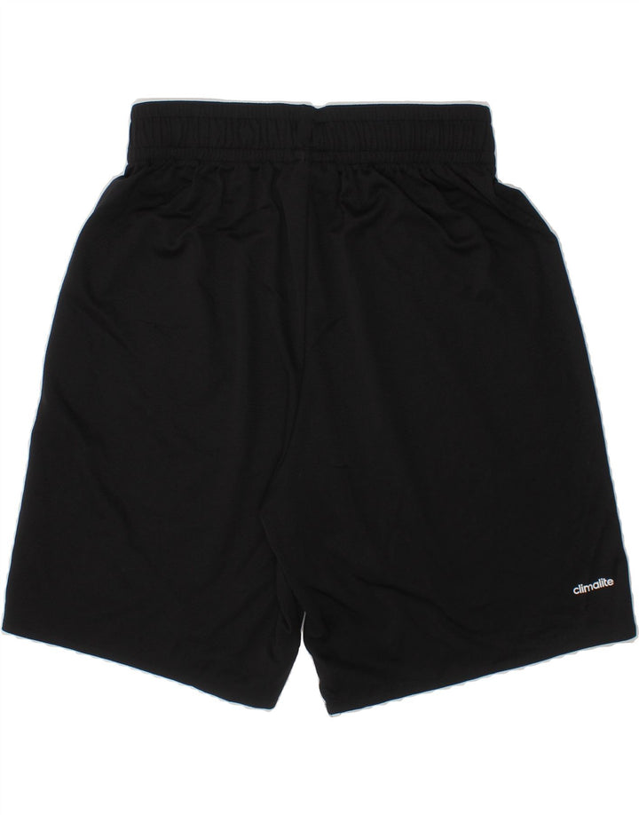 ADIDAS Boys Climalite Sport Shorts 13-14 Years XL Black Polyester Vintage Adidas and Second-Hand Adidas from Messina Hembry 