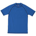 Mountain Warehouse T-shirt da uomo con protezione UV Top grande in poliestere blu