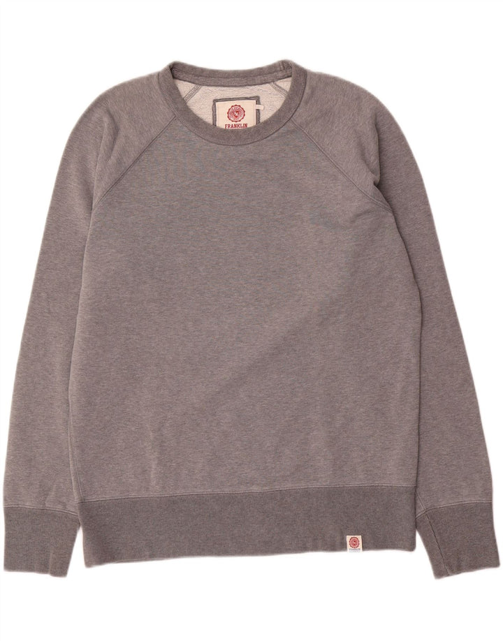 Franklin & Marshall Felpa da uomo Maglione grande grigio screziato
