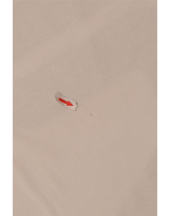 T-shirt grafica da uomo Fila Top in cotone a righe bianche piccole