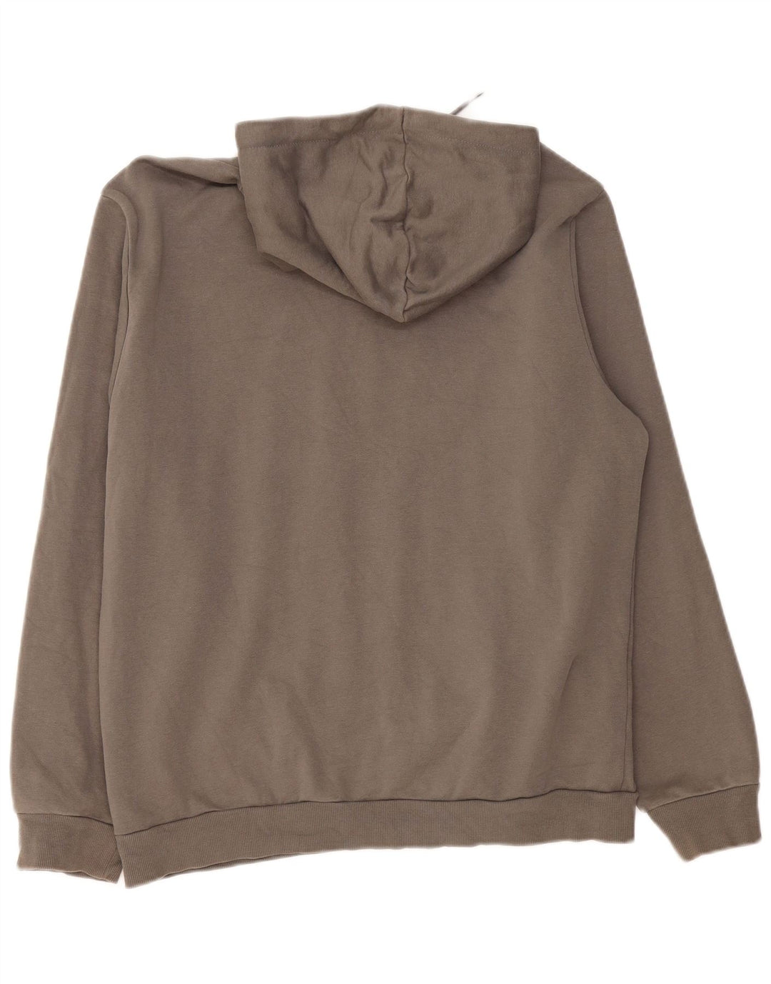 Felpa con cappuccio grafica da uomo PUMA grande in cotone grigio