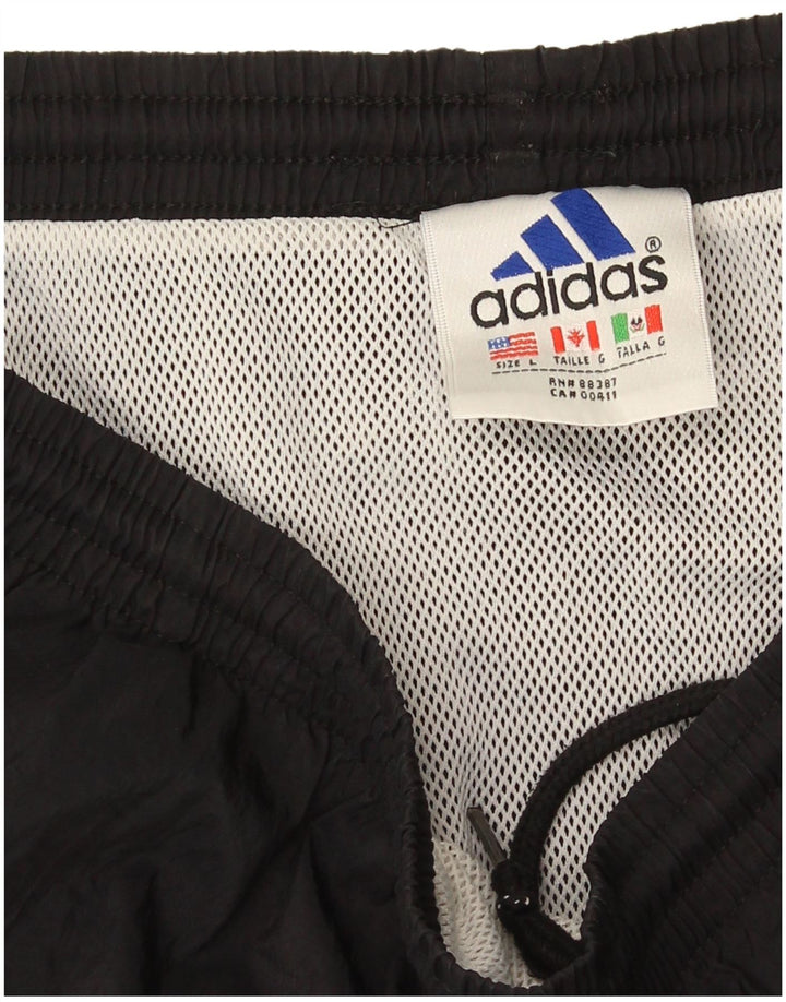Pantaloncini sportivi Adidas da uomo grandi neri