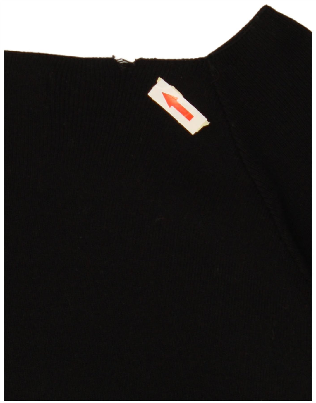 Top ZARA da donna corto con spalle scoperte e maniche a 3/4 UK 10 piccolo nero