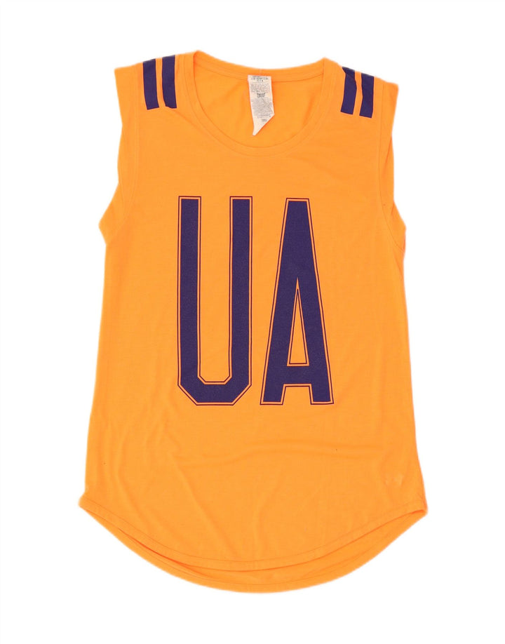 Canottiera grafica da donna UNDER ARMOUR Heat Gear UK 12 arancione medio