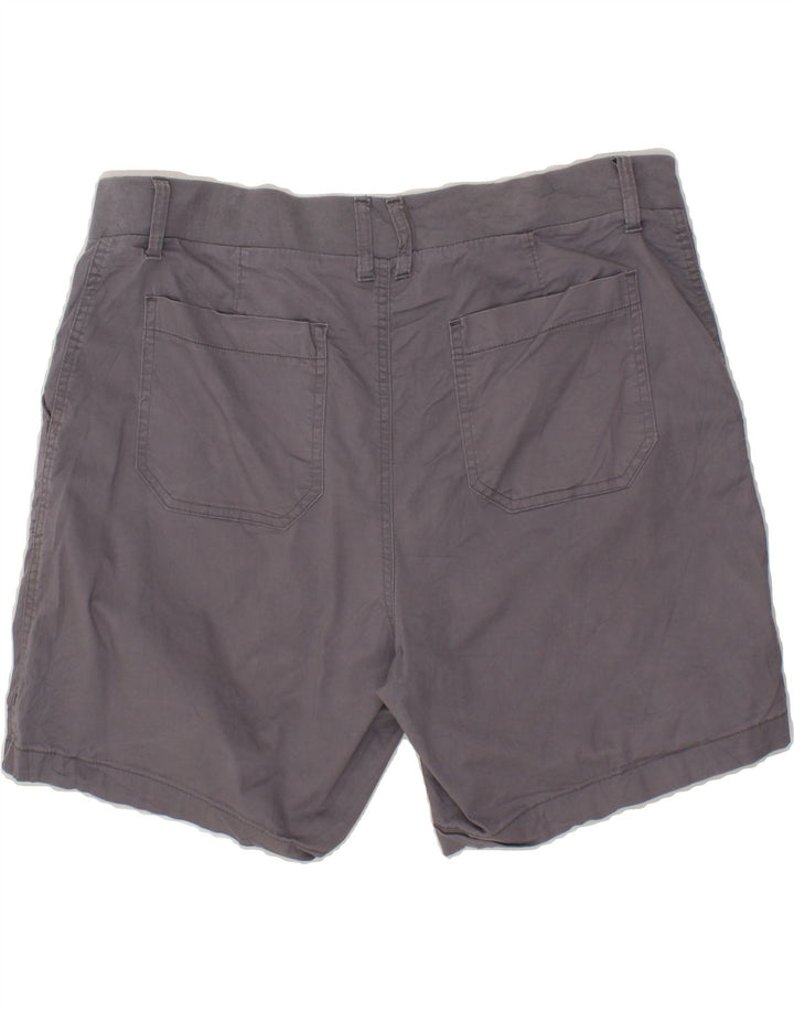 LEE Womens Bermuda Regular Fit Mid Rise Bermuda Shorts US 18 2XL W38  Grey Vintage Lee and Second-Hand Lee from Messina Hembry 