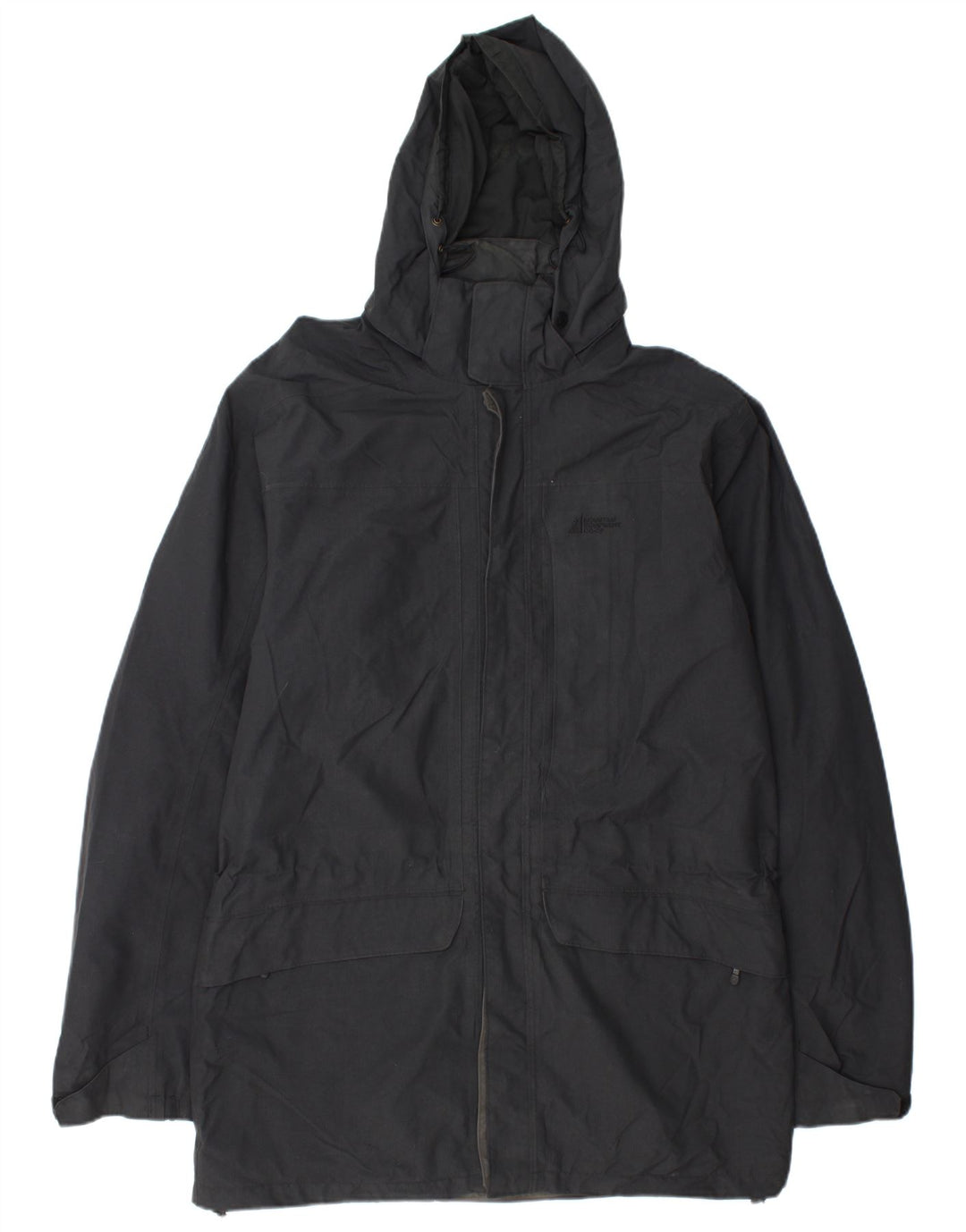 Giacca antipioggia alta da uomo con cappuccio Mountain Equipment UK 38 Medium Blu Navy