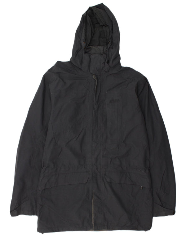 Giacca antipioggia alta da uomo con cappuccio Mountain Equipment UK 38 Medium Blu Navy