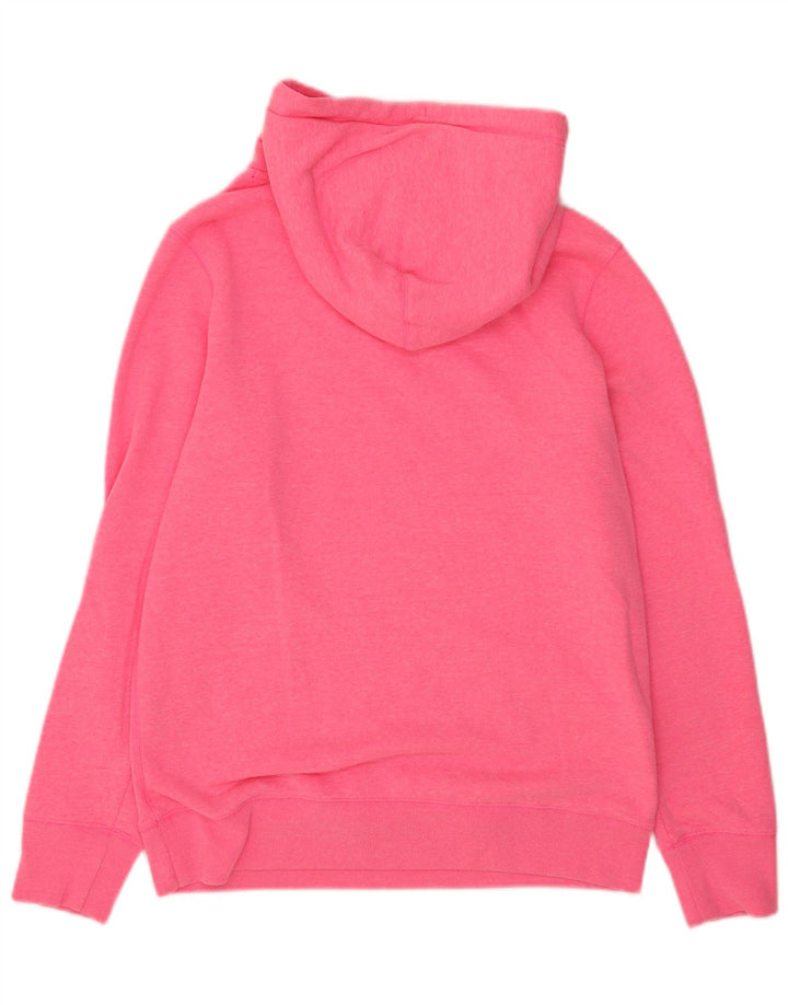 Maglione con cappuccio grafico da uomo Superdry in cotone rosa medio