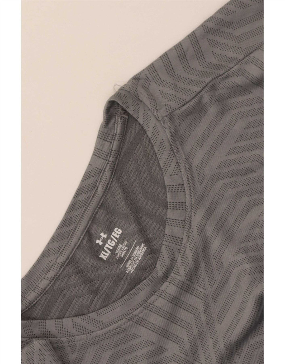 Maglietta da uomo Under Armour Top XL Grigio geometrico