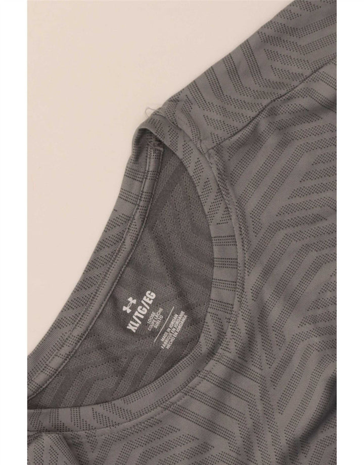Maglietta da uomo Under Armour Top XL Grigio geometrico