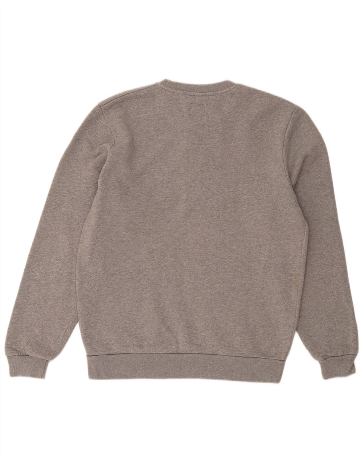 Felpa grafica da uomo Jack Wills Maglione cotone chiazzato grigio medio