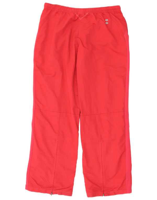 Pantaloni da tuta antivento Nike da donna UK 12 medio rosso poliestere