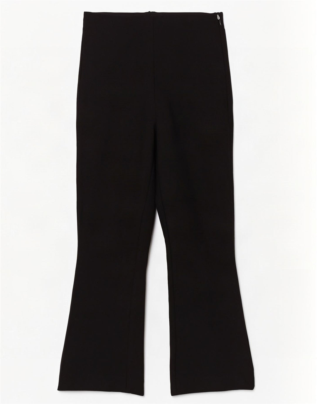 Pantaloni corti bootcut da donna Zara piccoli W26 L26 viscosa nera