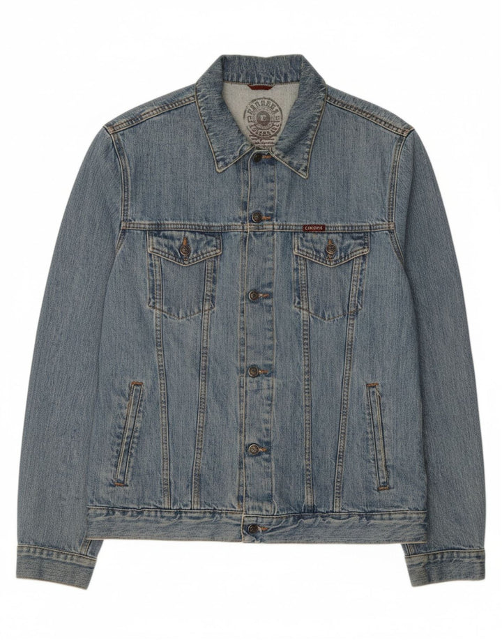 CARRERA Mens Denim Jacket UK 42 XL Blue Cotton Vintage Carrera and Second-Hand Carrera from Messina Hembry 