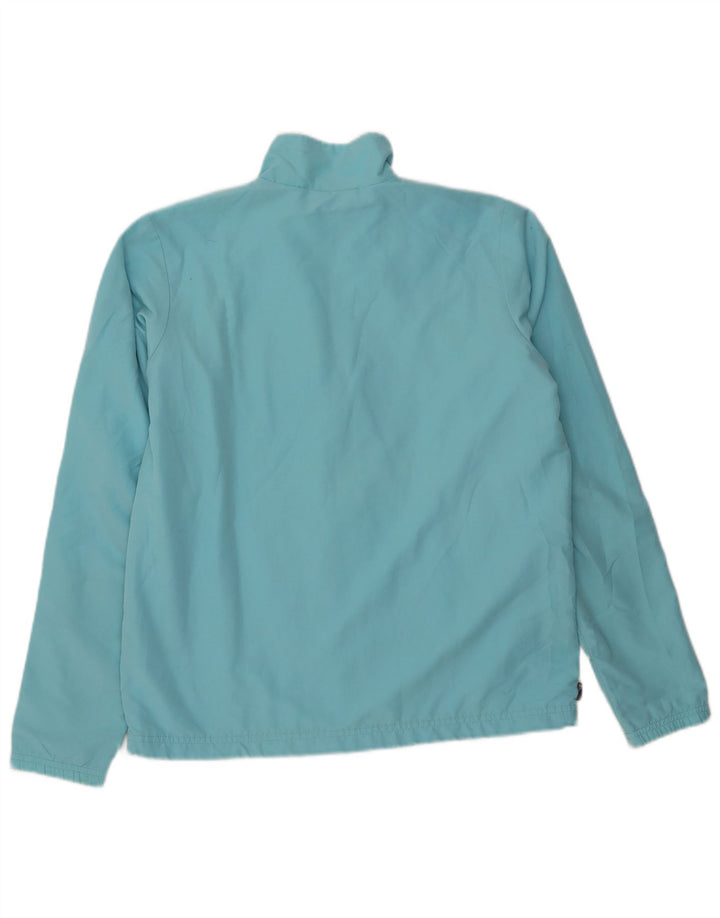 Giacca da tuta da donna Adidas UK 14 Large Blu Poliestere